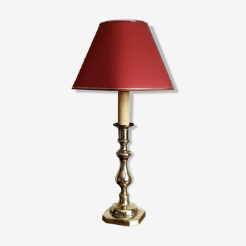 Gilded bronze lamp