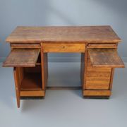 Bureau à rouleau en chêne, Tchécoslovaquie, années 1930