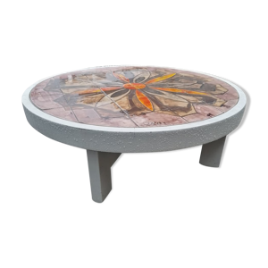 table basse vintage salon