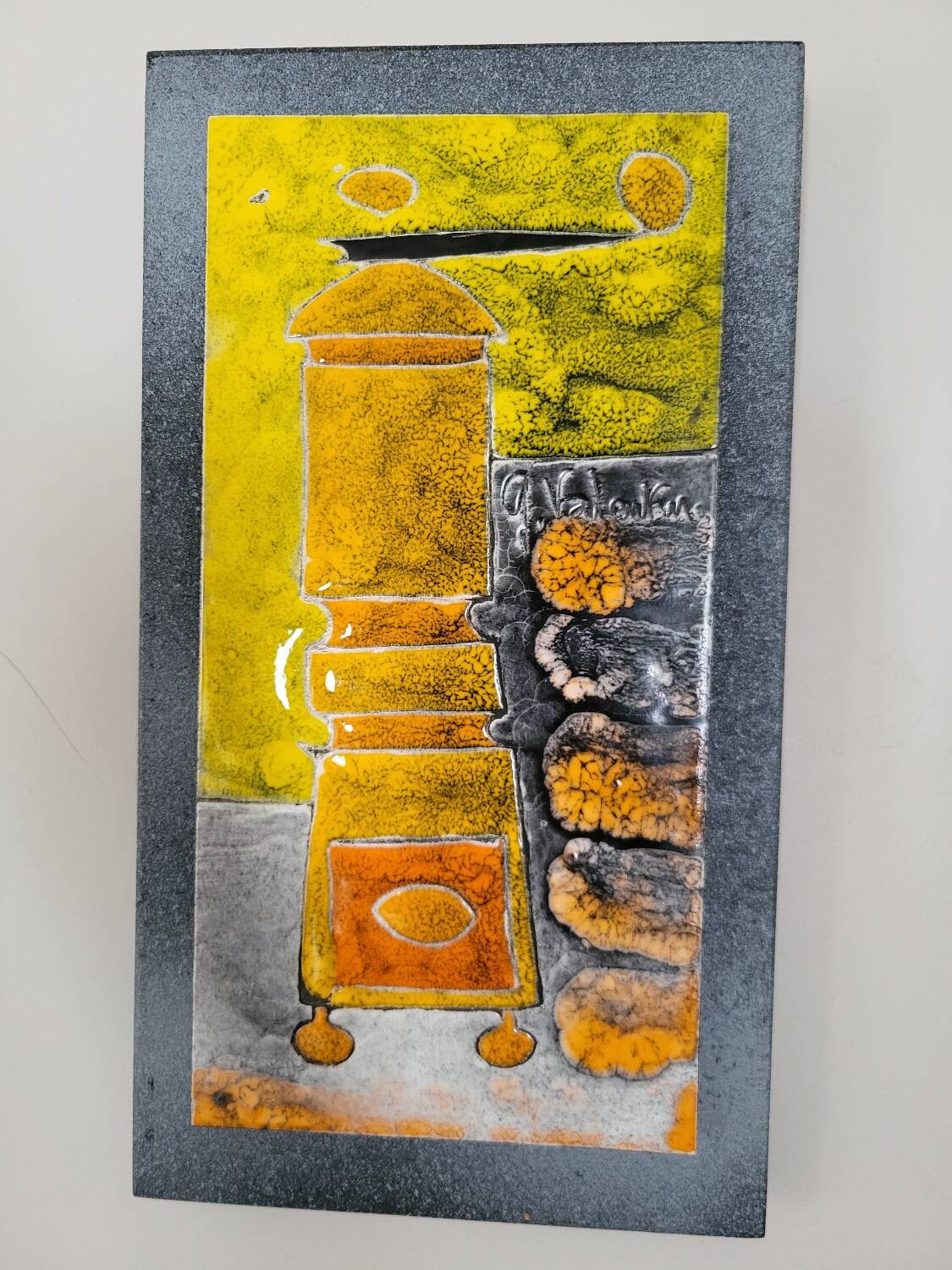 Gilbert Valentin "The Archangels" - Vallauris - Signed work of art - 427