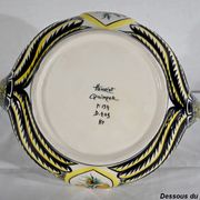 Earthenware basket, Manufacture Henriot Quimper – Mid-twentieth century