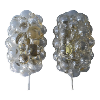 Pair of wall lamps Helena Tynell 60s