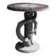 Concrete Garden Pedestal Table, 1950s