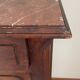 Table de chevet ancienne marbre et bois