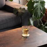 Handcrafted coffee table in solid walnut & epoxy resin – unique piece