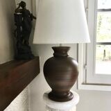 Terracotta foot lamp