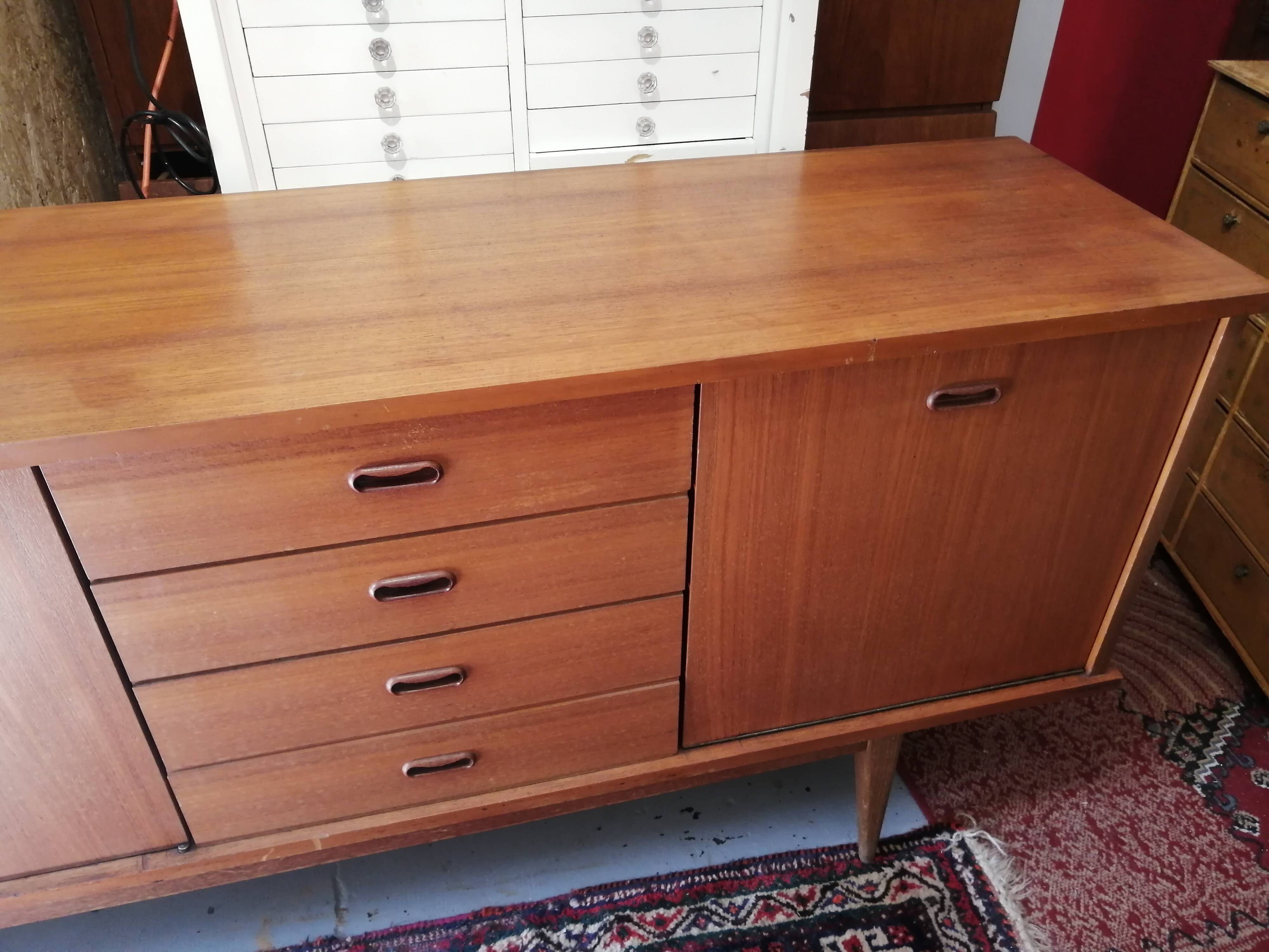 Enfilade scandinave teck années 60