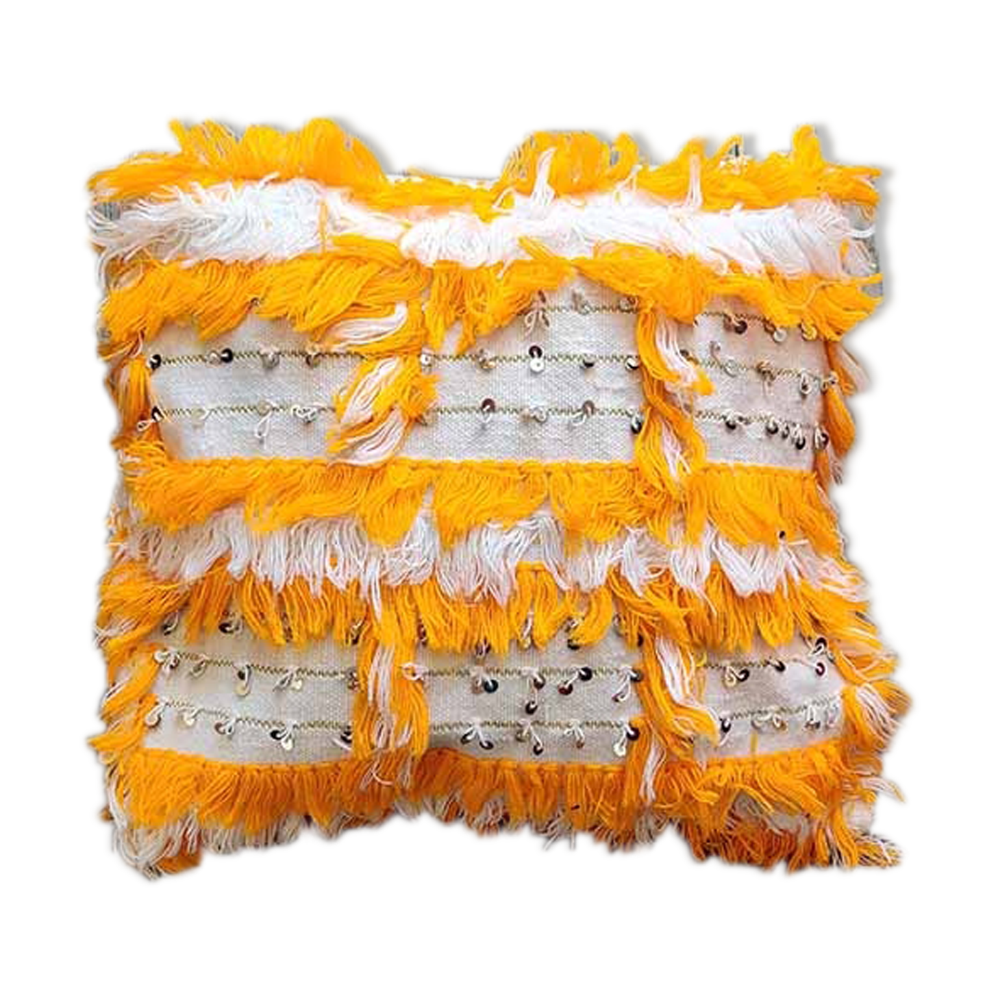 Handmade 45 x 50 cm Moroccan Berber Berber cotton cushion