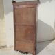 Mahogany one-piece ice cream cupboard cabinet