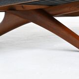 Canapé trois places Illum Wikkelso modèle ML-90 Laursen Danemark 1960