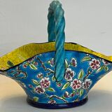 Longwy enamel basket