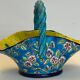 Longwy enamel basket
