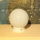 Applique ou plafonnier globe en opaline vintage