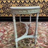 Bench - Louis XVI piano bench in cane / wickerwork