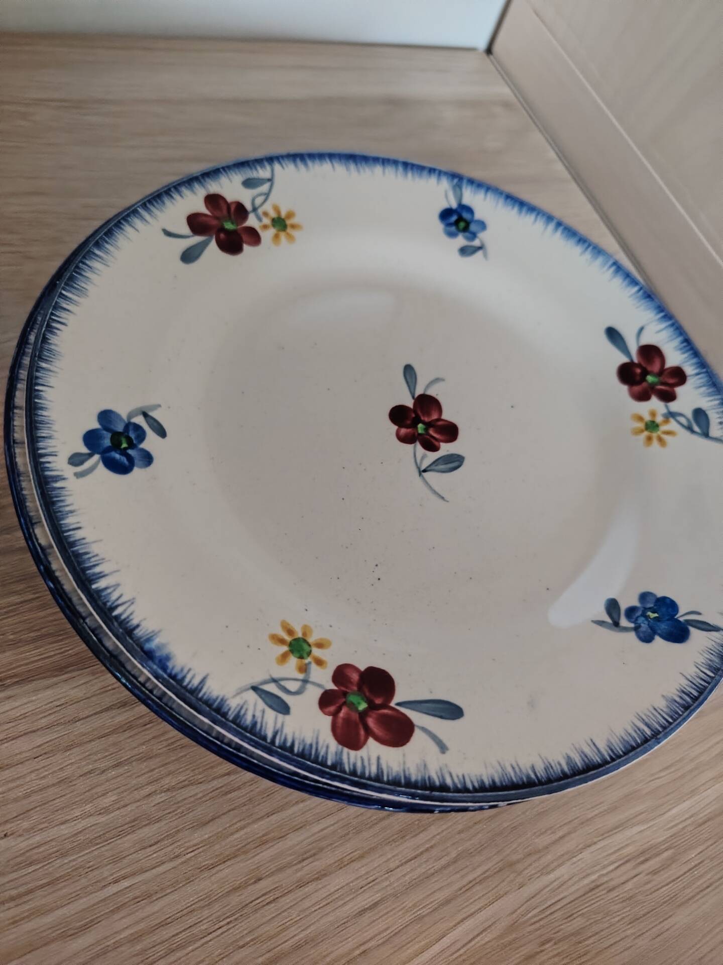 6 dessert plates Mary-Lou Digoin Sarreguemines