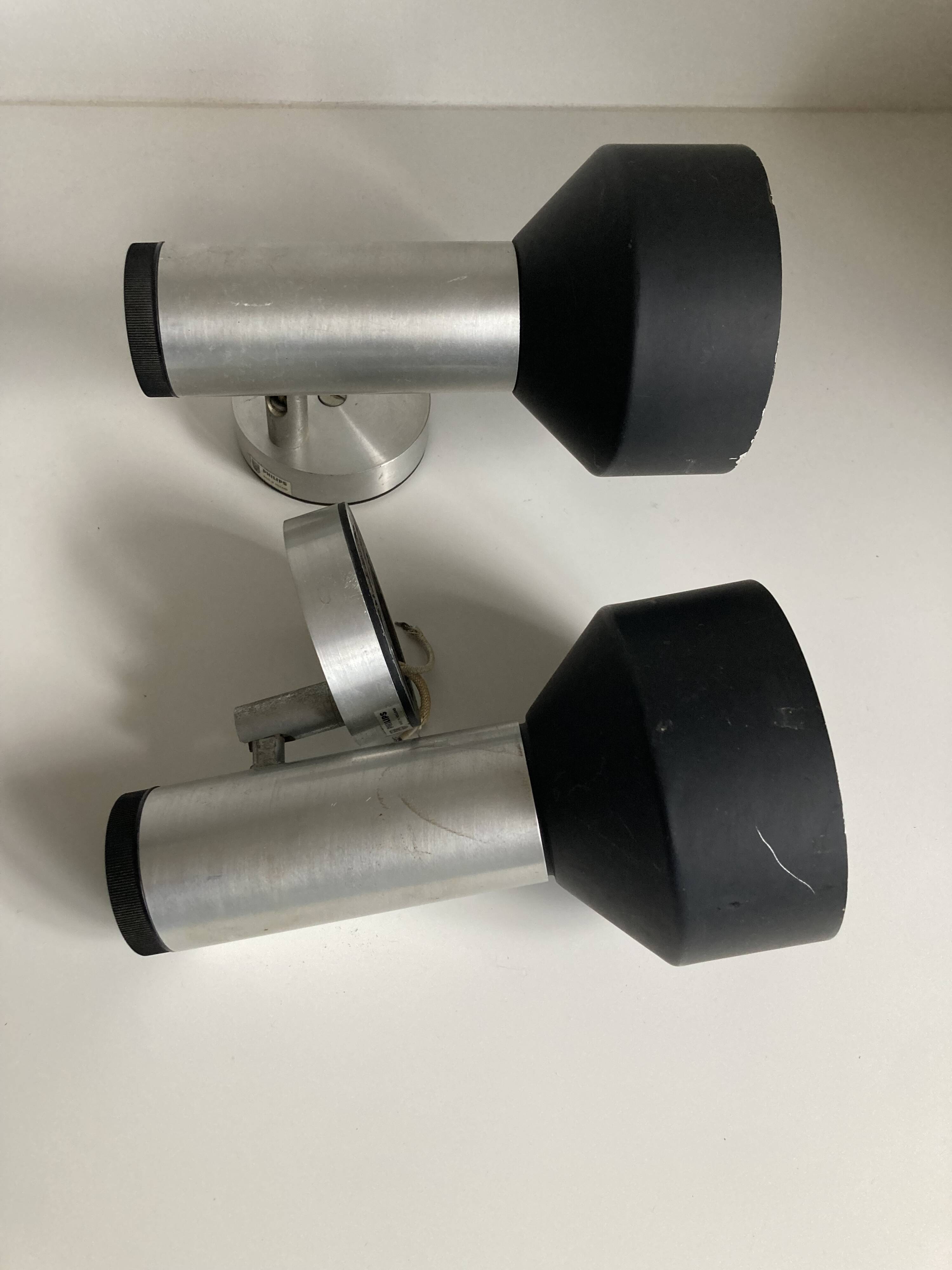 Lot of 2 vintage philips spotlights from the 70s