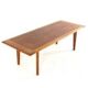 Teak with oak coffee table - mid century modern - vintage