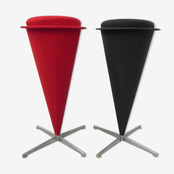 Set of 2 stools Verner Panton
