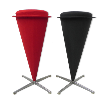 Set of 2 stools Verner Panton