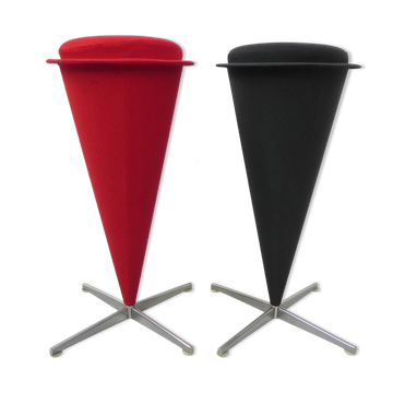 Ensemble de 2 tabourets Verner Panton