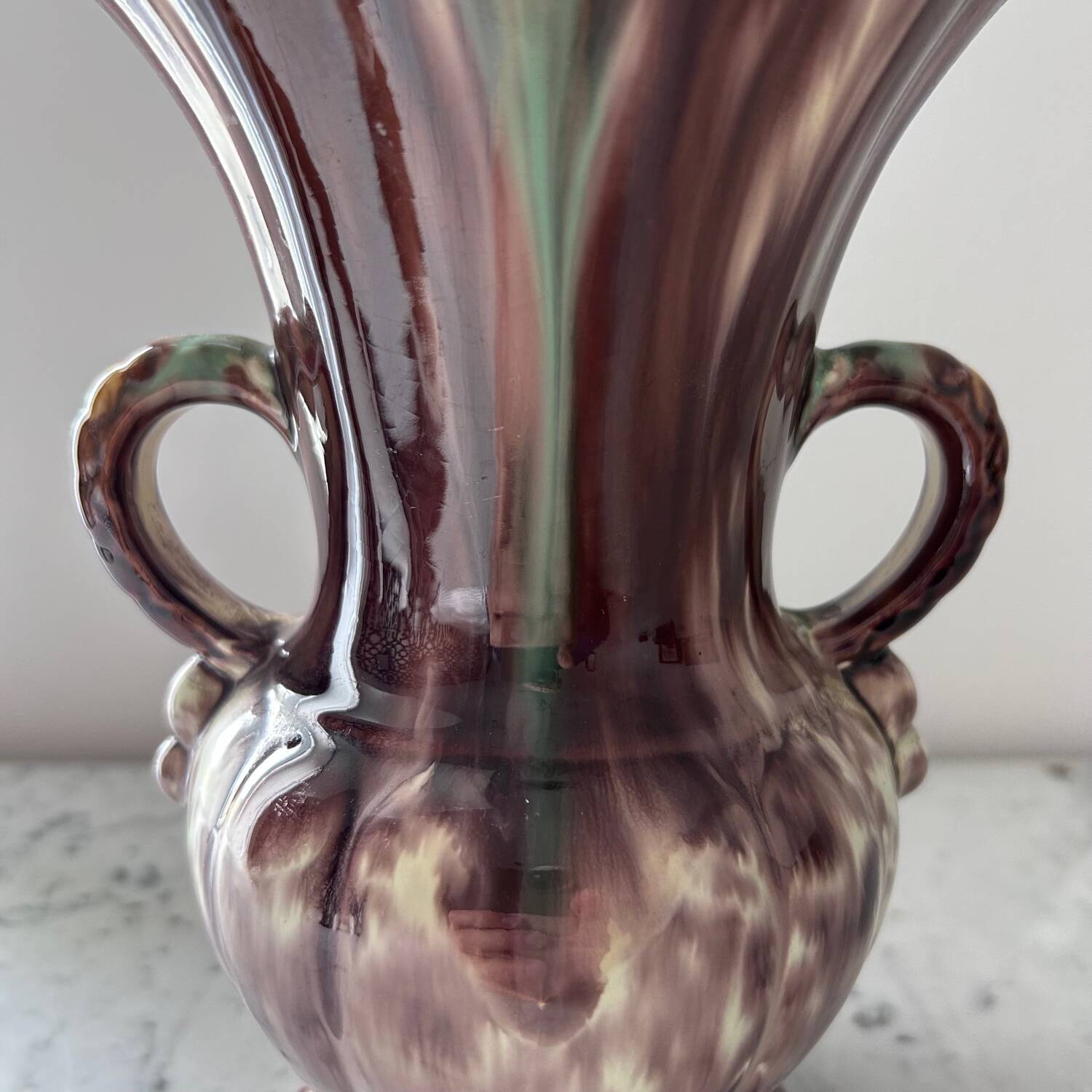 Retro handle vase