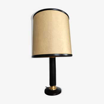 Lampe en cuir des années 60