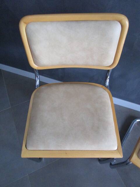 set of two B32 chairs by Marcel Breuer