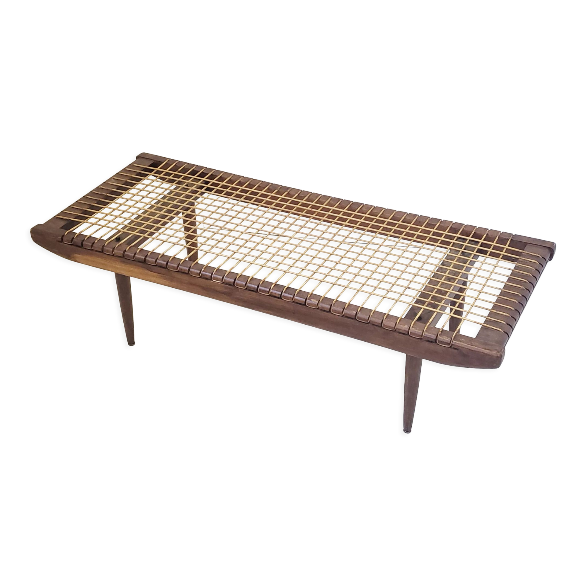 Vintage coffee table by Georges Tigien 1960