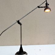 Lampe atelier Singer articulée de machine a coudre industrielle vers 1930