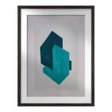 Abstract painting geometric constructivism