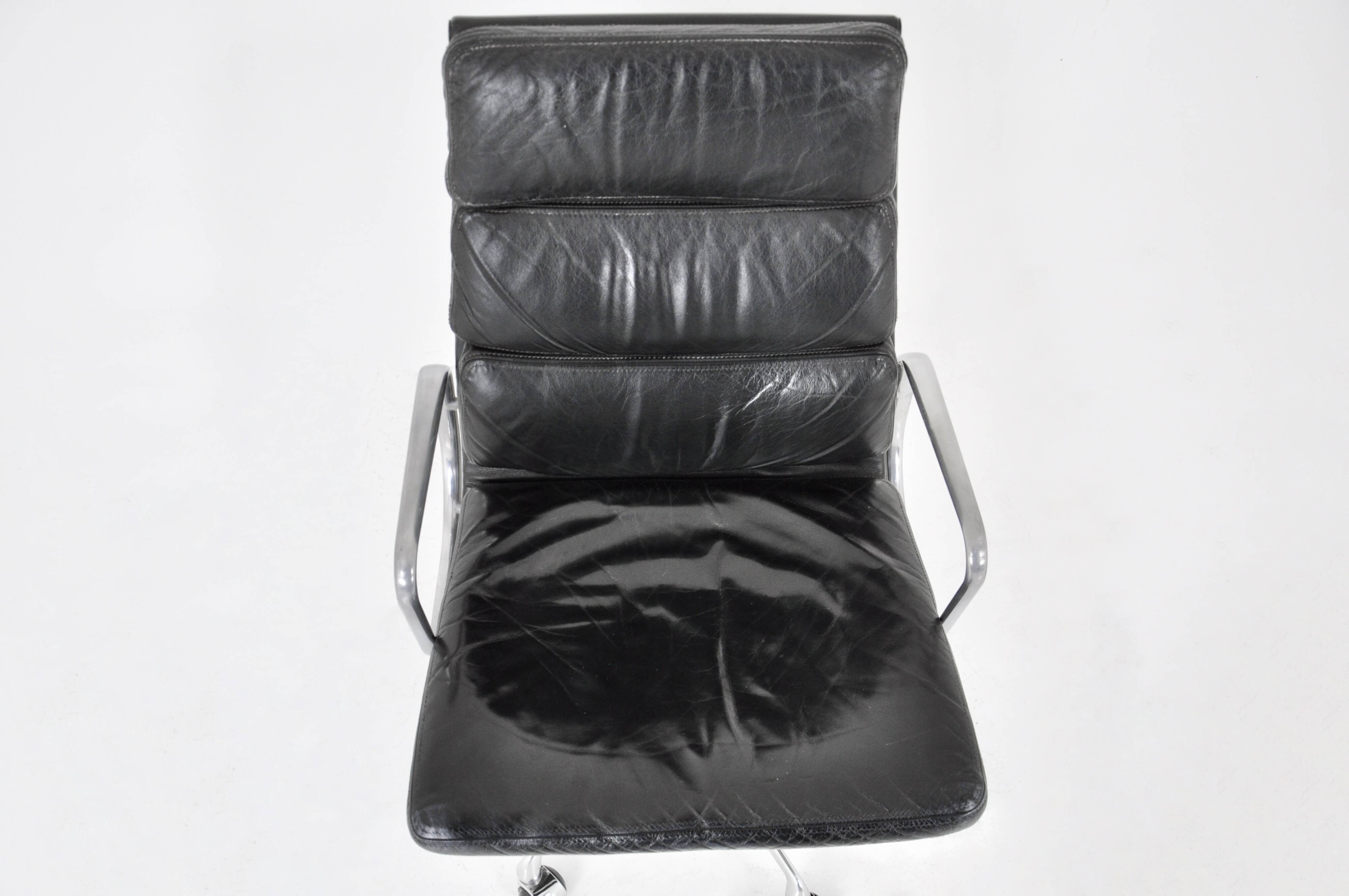 Ea 216 Soft Pad office chair by Charles & Ray Eames for ICF, 1970s