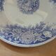 3 antique flat plates in ironstone