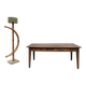 Solid oak farmhouse table, 1930s.