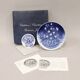Royal Copenhagen Christmas plate for children in blue porcelain 2003