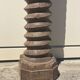 Totem or Harness made with an old press screw late nineteenth century