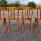 Set of 4 Baumann bistro chairs