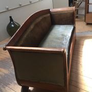 Old wooden sofa