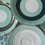 Petites assiettes vert menthe