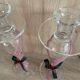 Pair of Candlesticks Candle Holders Design Blown Glass Decorative