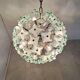 Mid century glass sputnik chandelier, 1970s