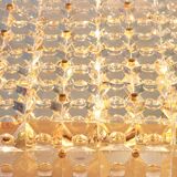 Large faceted crystal ceiling light by Kinkeldey, Germany, 1970s.