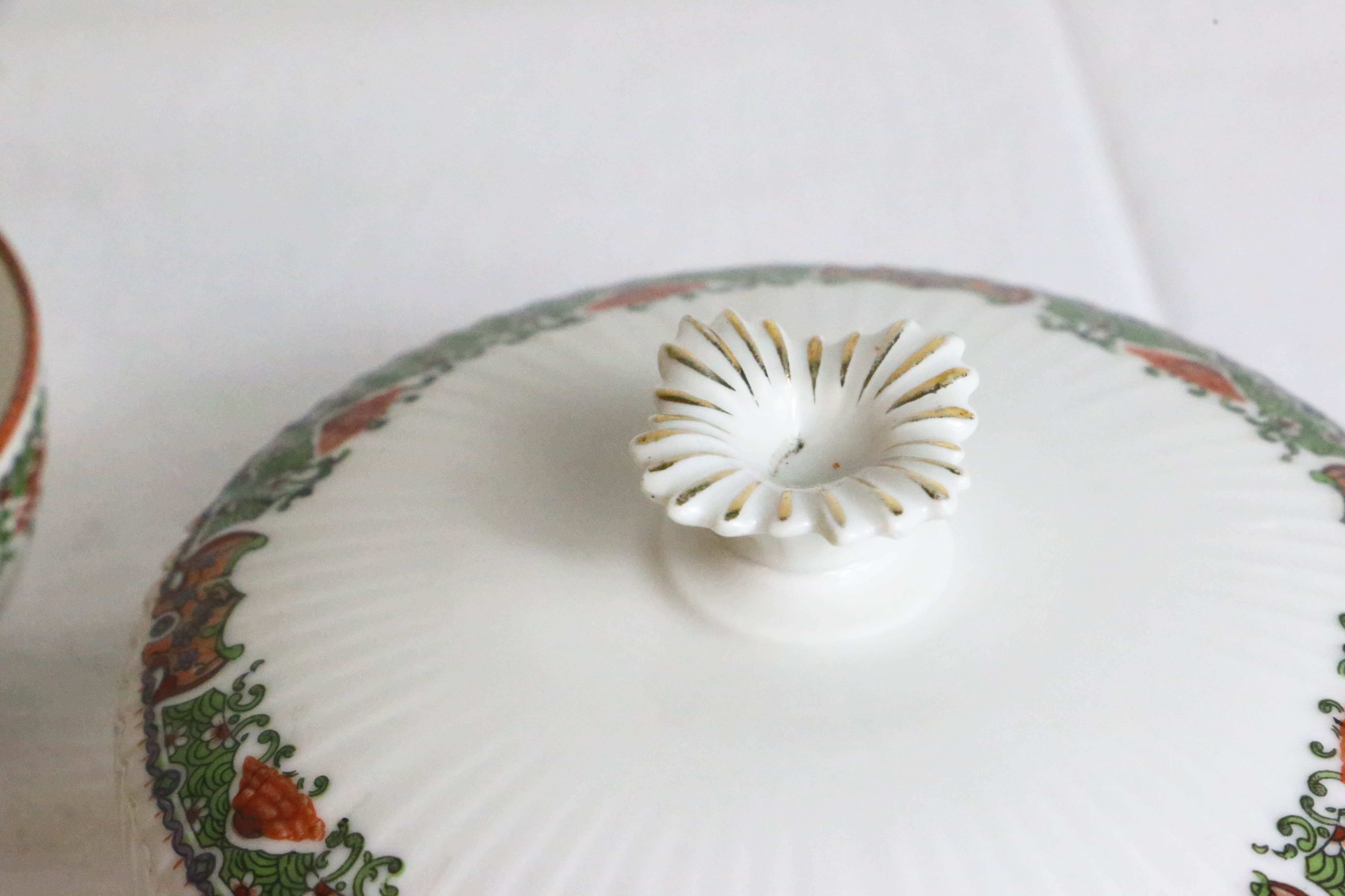 Butter maker in anvcian porcelain, vintage, France