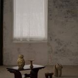 Side table / Low table in Danish Art Deco wood with shelf, 1930s-40s