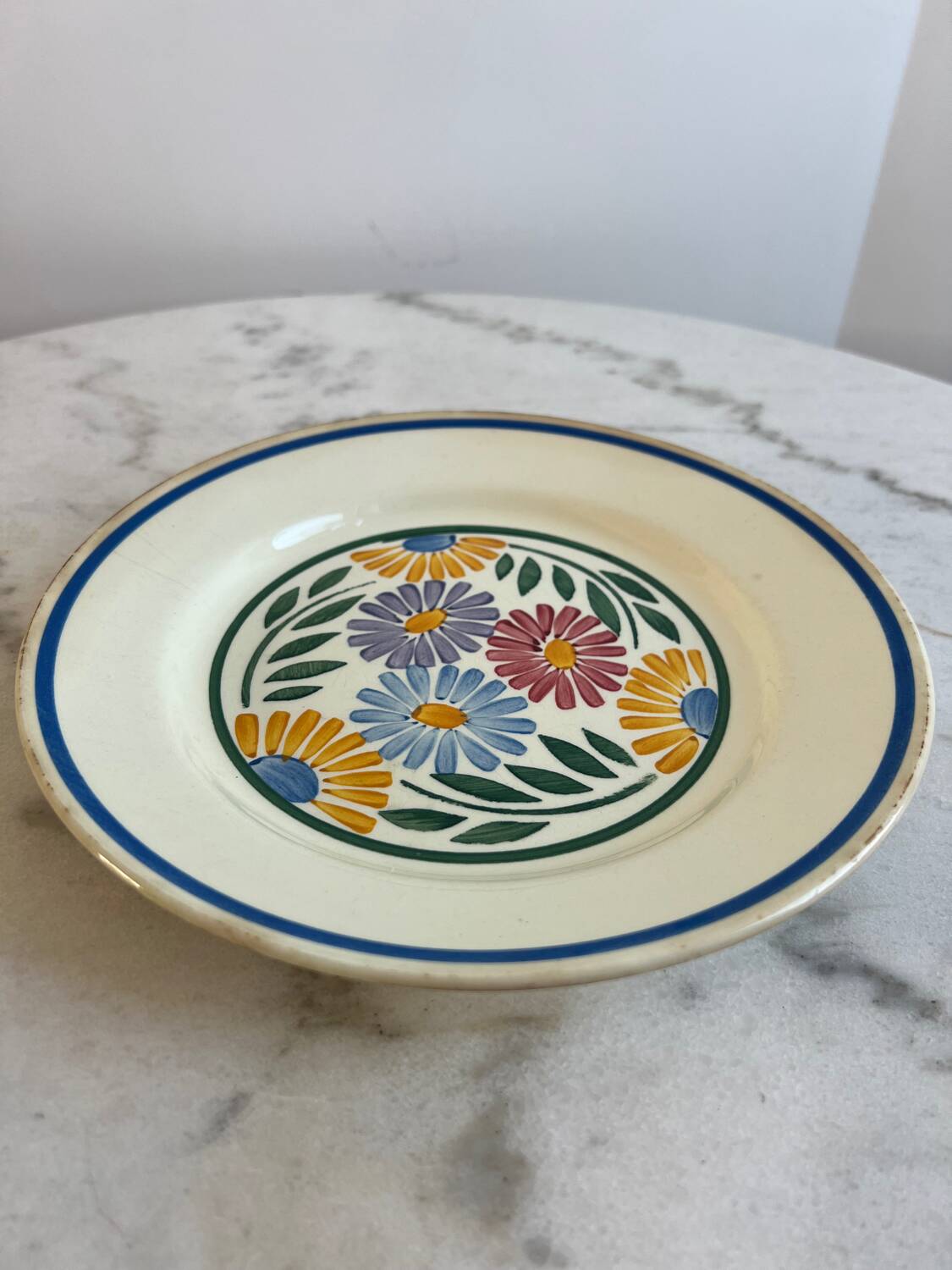 Josetti model plate with floral motif