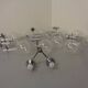 Chromed Glass Wall Lamp from OTT International, 1960s