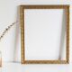 Old golden frame