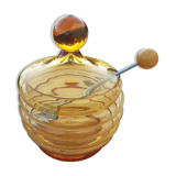 Honey glass jar, vintage