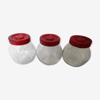 Trio candy jars