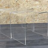 60s 70s side tables nesting tables acrylic plastic space age design