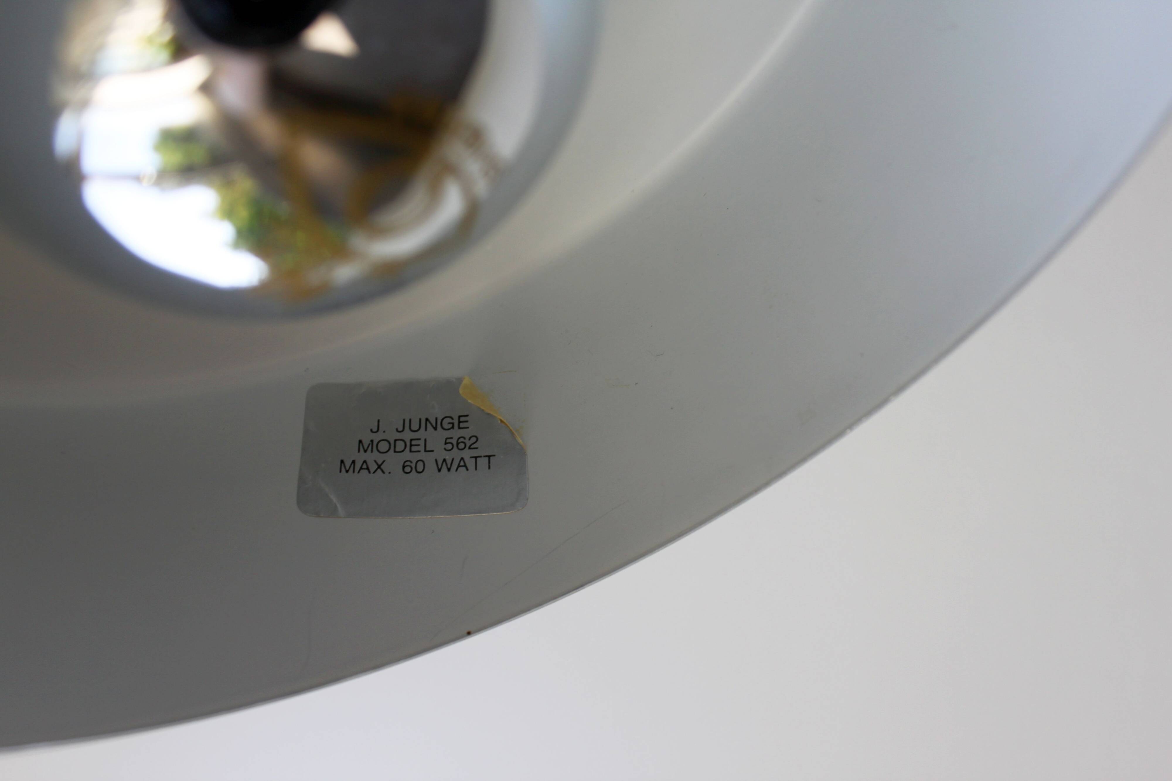 Floor lamp with 2 spots "Model 562" by J. Junge, Denmark, 1970.